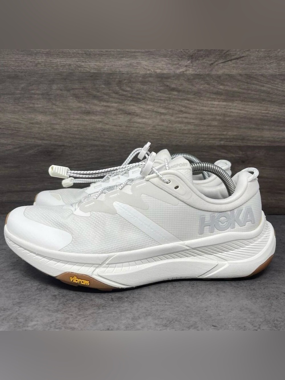 Hoka 💅 Transport Cordura Women’s Hiking Running Athletic White 1123154 WWH NEW - Picture 6 of 12